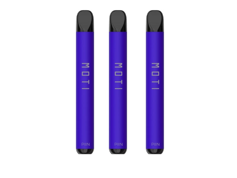 Moti Piin-Disposable Vape Device -600 Puffs -Nic 2%
Blueberry Parfait 3Pack